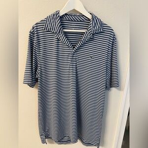 Vineyard Vines Navy and White Striped Tee